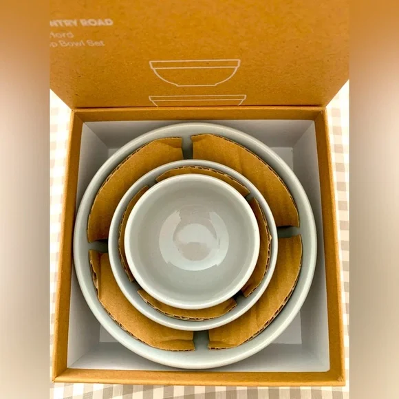 Country Road Harford Dip Bowl Set of 3 - Picture 2 of 7